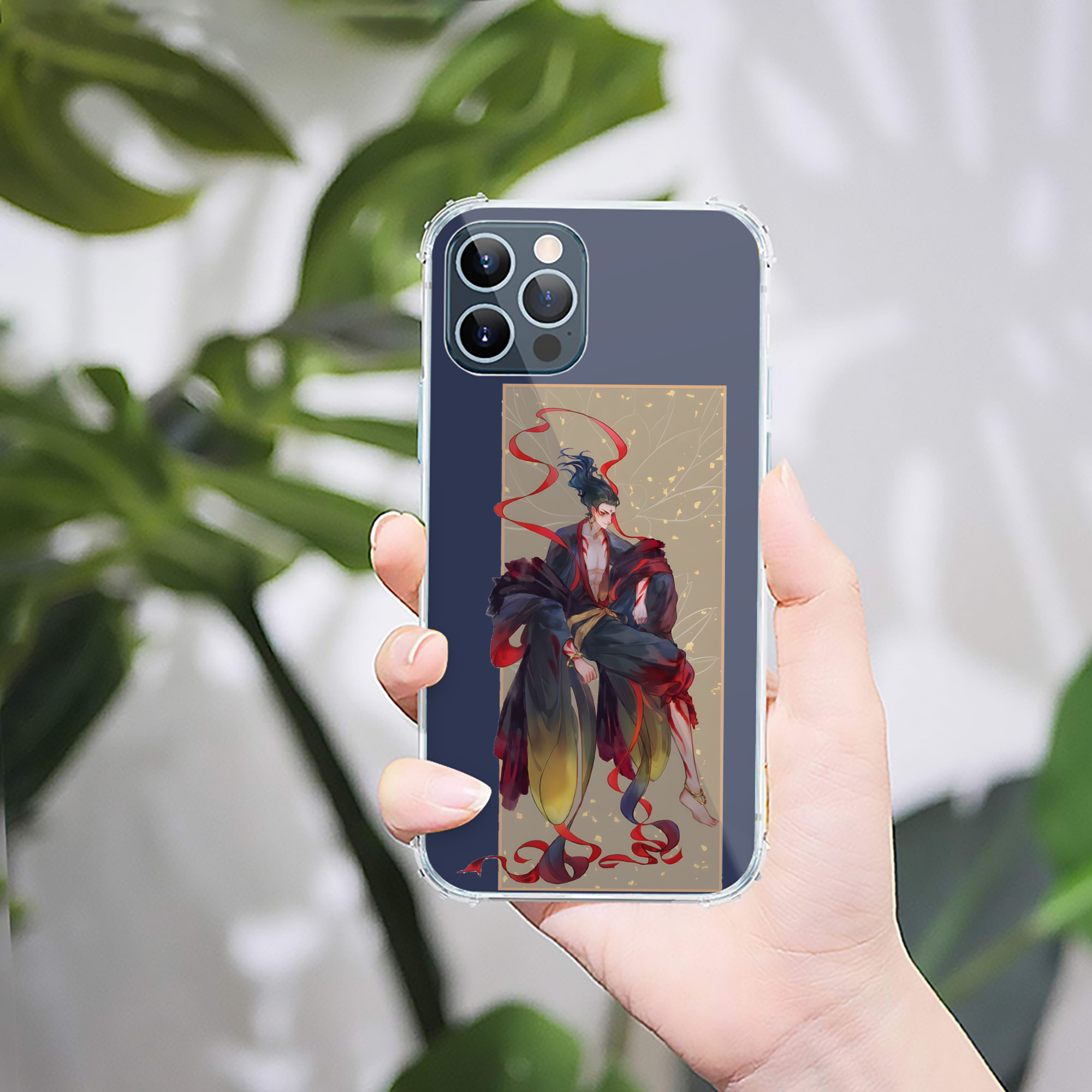 （画像用） Ne Zha 2 ナタ 魔童の大暴れ 【iPhone 12シリーズ対応】透明スマホケース（クリアソフトケース）